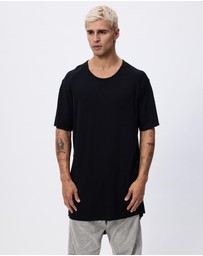 Surrounded By Ghosts - The Arsenic Relaxed Rib Knit Tail T-Shirt