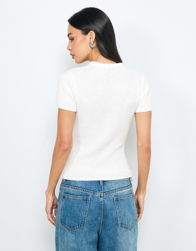 AERE - Vea Organic Cotton Textured Knit Tee