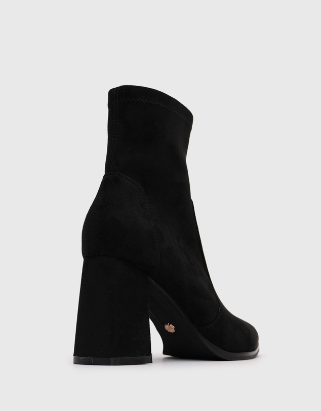 Betts - Honour Faux Suede Stretch Sock Boots