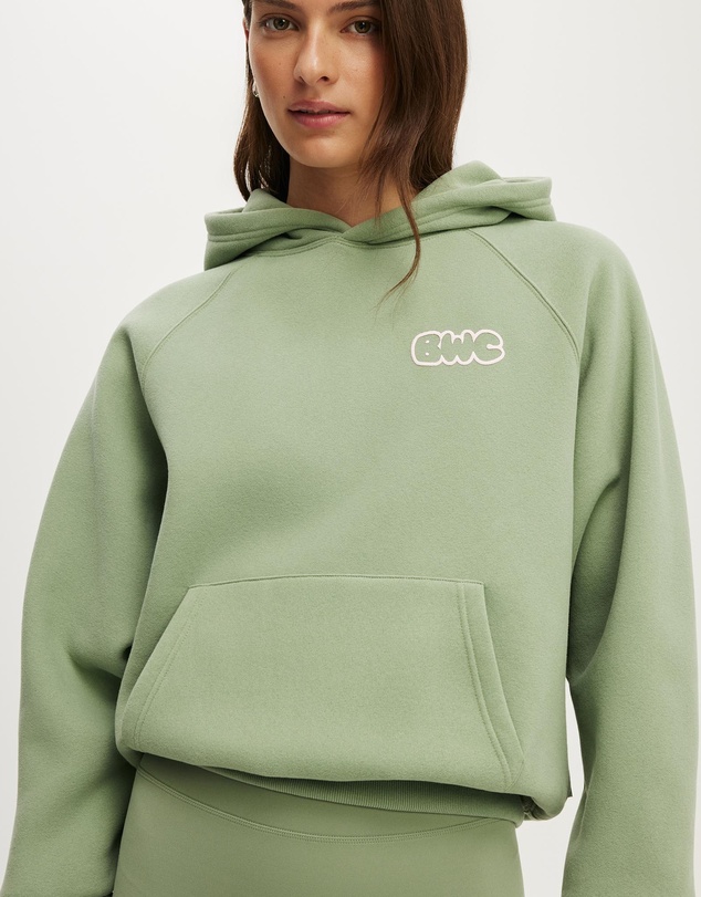 Cotton On Body Active - Plush Premium Graphic Raglan Hoodie