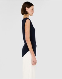 Staple the Label - Cassian Asymmetrical Knit Top