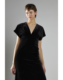 Glamorous - Short Sleeve V-Neck Maxi Dress