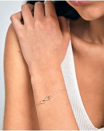 Zoe Olivia - 9K Gold Infinity Bracelet