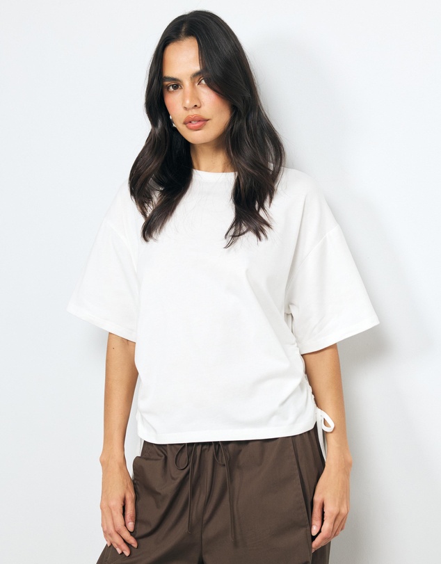 AERE - Tie Detail T-Shirt