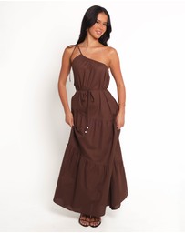 Petal & Pup - Hilde Maxi Dress - Chocolate