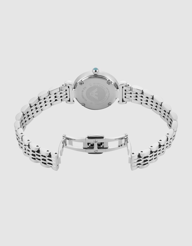 Emporio Armani - Silver Tone Analogue Watch