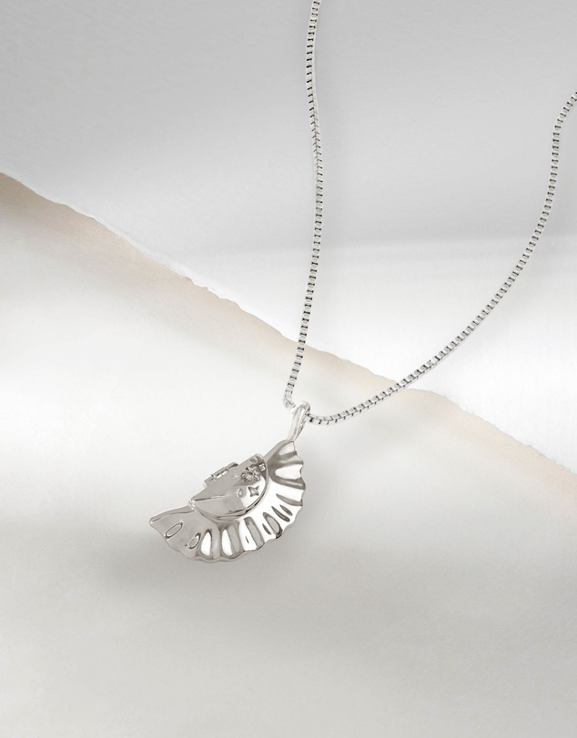 Wanderlust + Co - Dumpling Silver Necklace