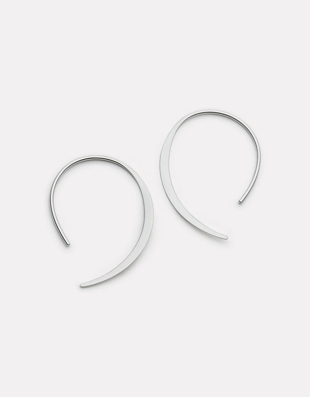 Najo - Arc Silver Earring