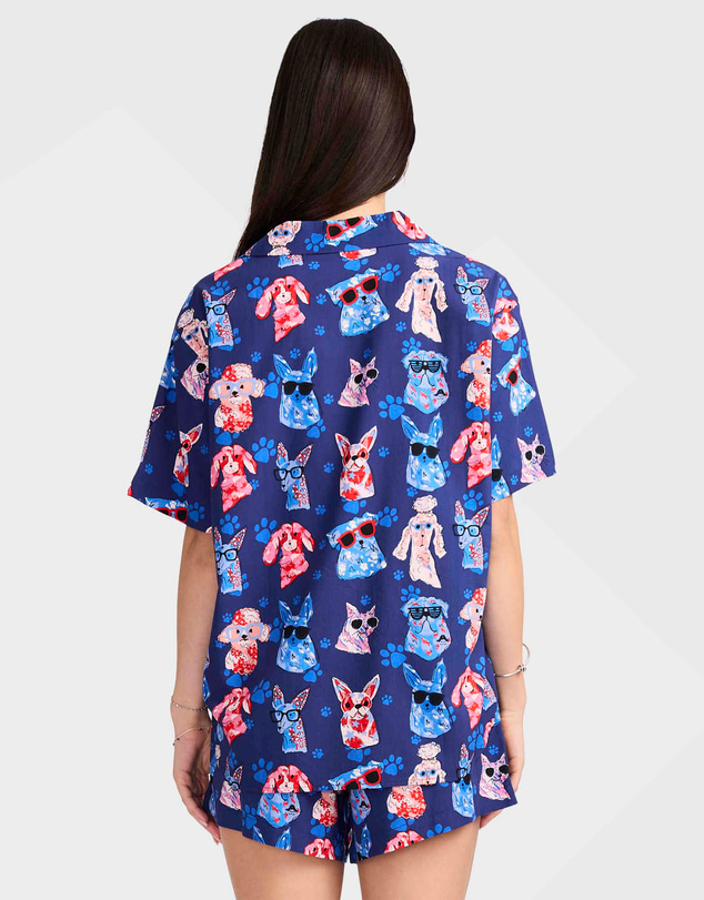 Mitch Dowd - Mitchdowd Dog Paws Bamboo Pyjama Set