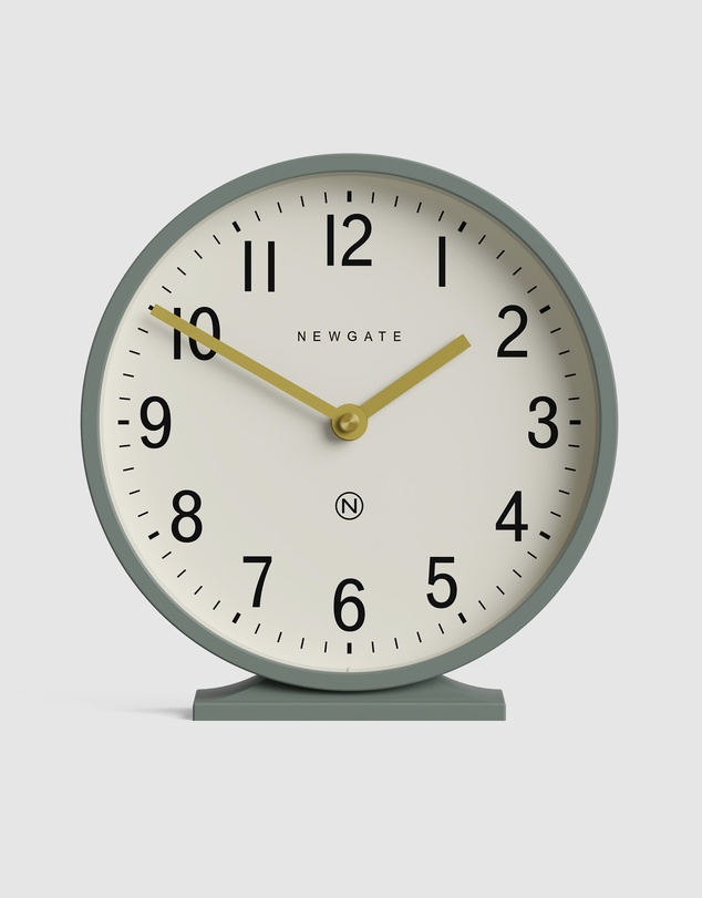 Newgate - Newgate Q Mantel Clock-Asparagus Green