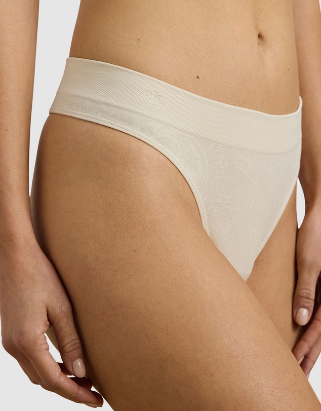 Lauren by Ralph Lauren - Lauren Seamless Paisley Jacquard Thong