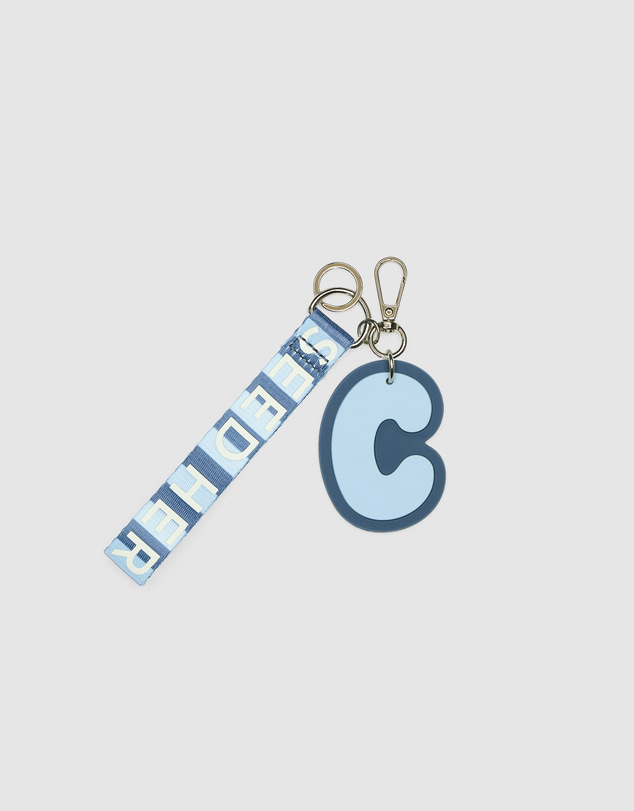 Seed Heritage - Stripe Strap Initial Keyring