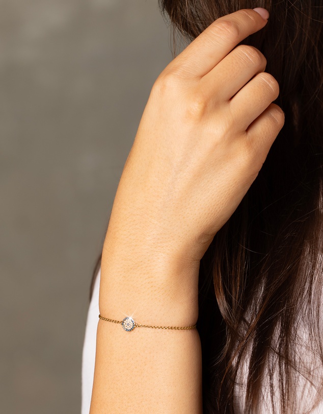 Mestige - Evil Eye Bracelet - 18K Gold Plated