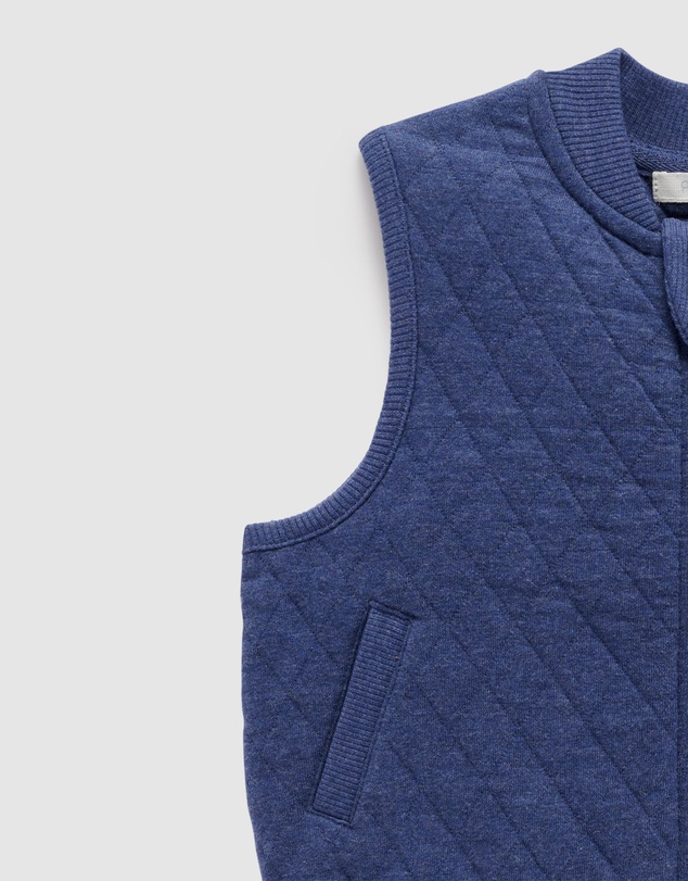 Purebaby - Quilted Vest -Kids-Babies