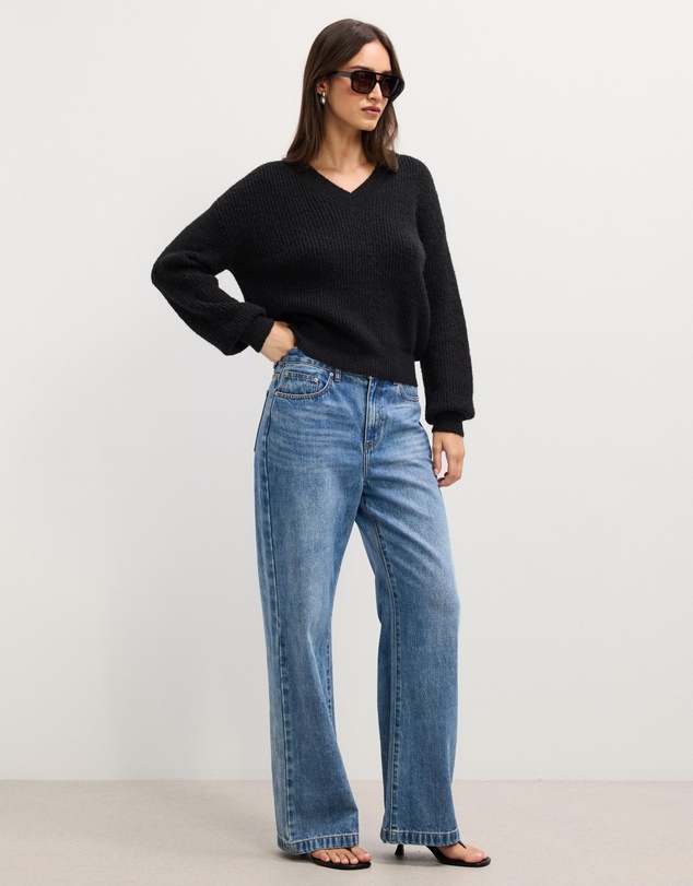 The Fated - Tyler V-Neck Knit Jumper