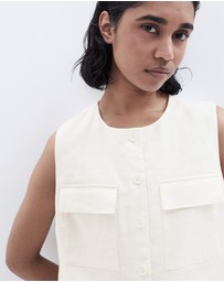 UNISON - Linen Utility Vest