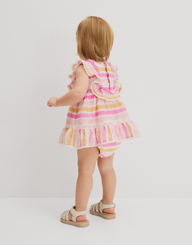 Country Road - Sleeveless Print Romper Dress