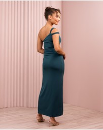 Azzurielle - Maeve Asymmetric Maxi Dress