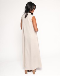 Petal & Pup - Shaw Maxi Dress - Oatmeal