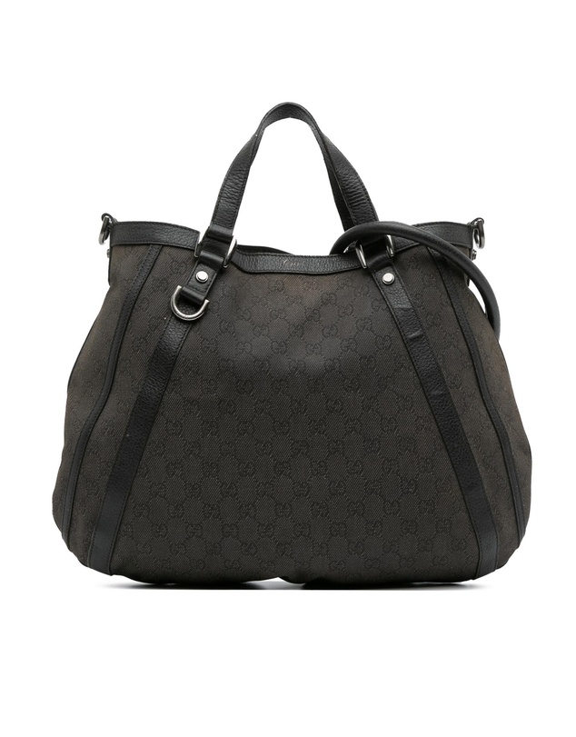 Gucci - Pre-Loved GG Denim Abbey D Ring Satchel