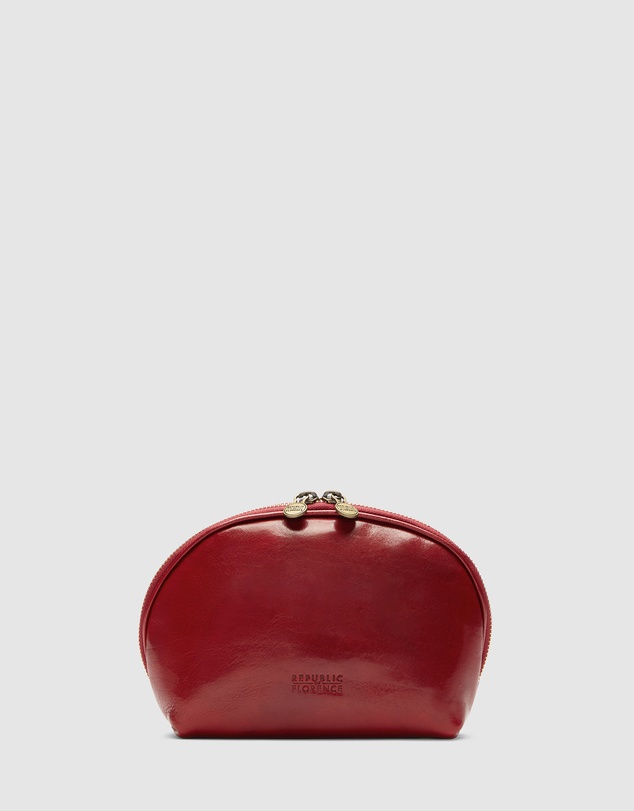 Republic of Florence - Porter Red Leather Pouch