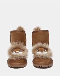 EVERAU - EverAU Ugg Lion Kids Plus Cow Suede Upper UGG Boots