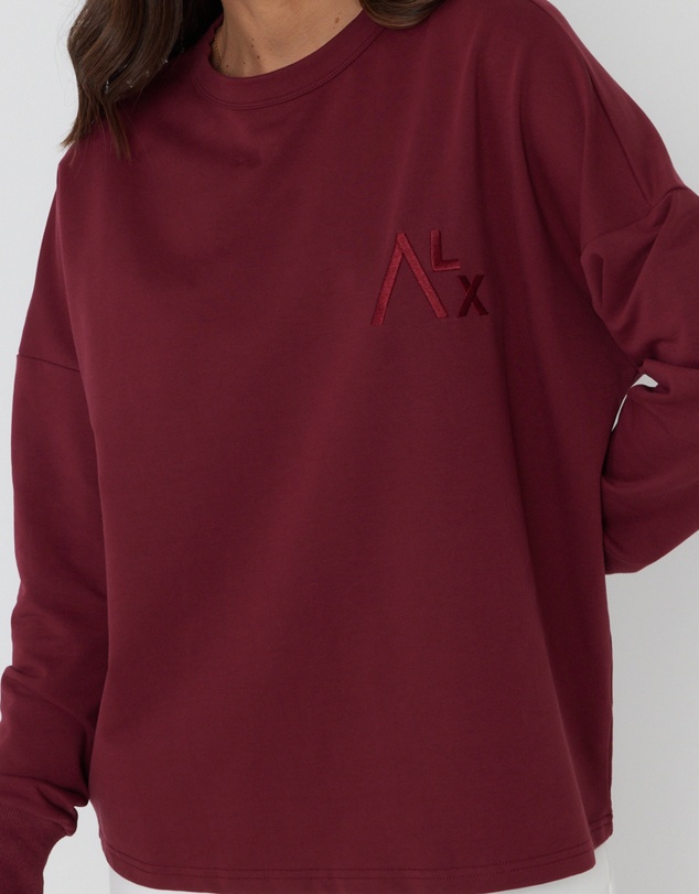 ALEXANDRA - Vire Jumper Red Wine