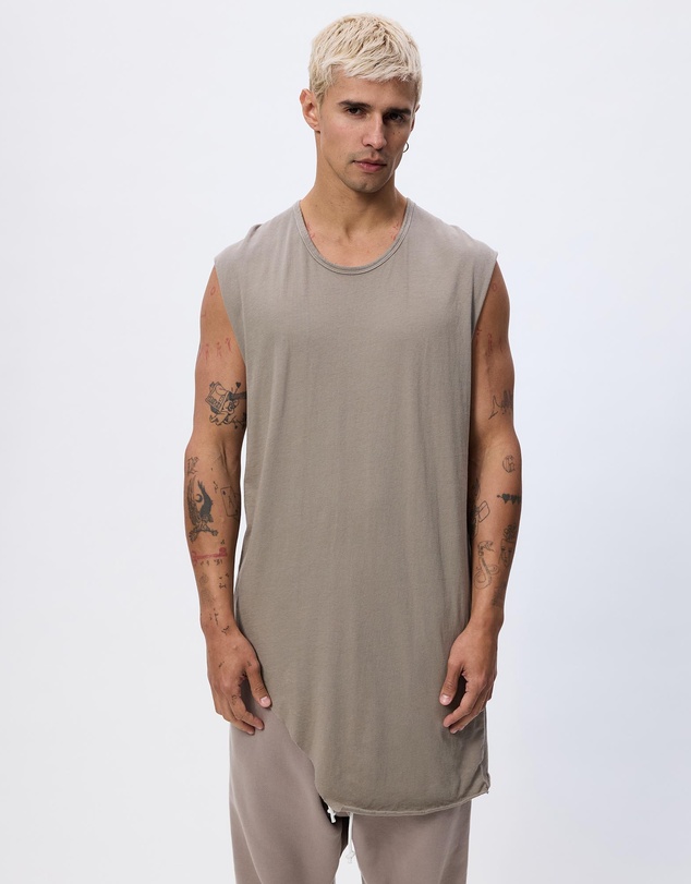 Surrounded By Ghosts - The Graftonite Asymmetrical Cotton Tail Muscle T-Shirt