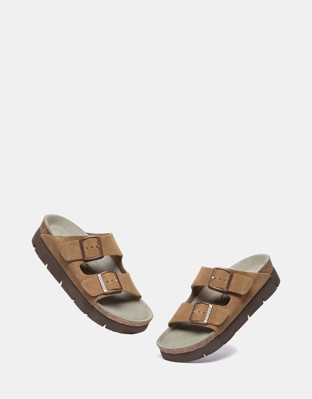 EVERAU - EverAU Ugg Sandal Platform Cow Suede Upper Sandals
