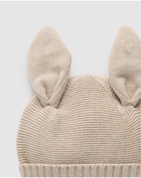 Purebaby - Knitted Bunny Hat -Kids-Babies