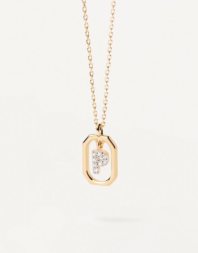 PDPAOLA - Mini Letter P Gold Necklace
