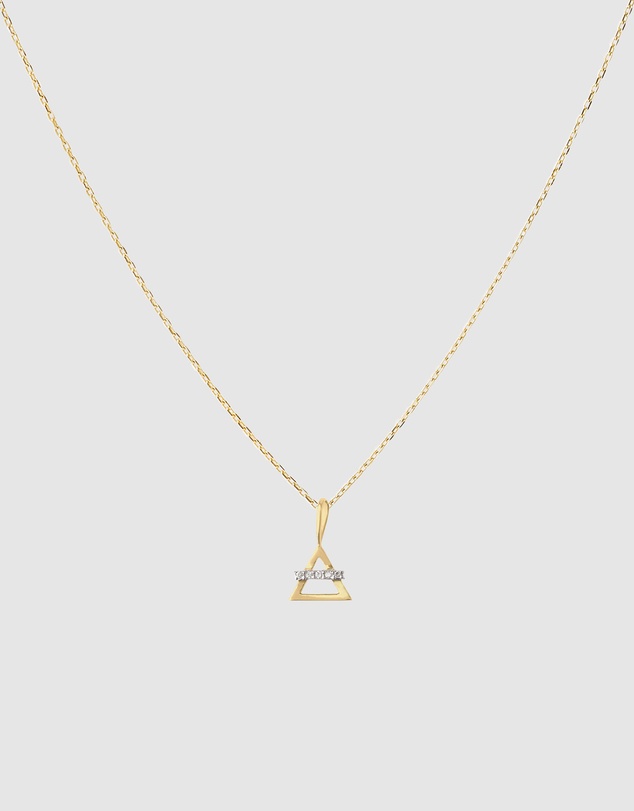 Luna Rae - Solid Gold -Air Element Necklace