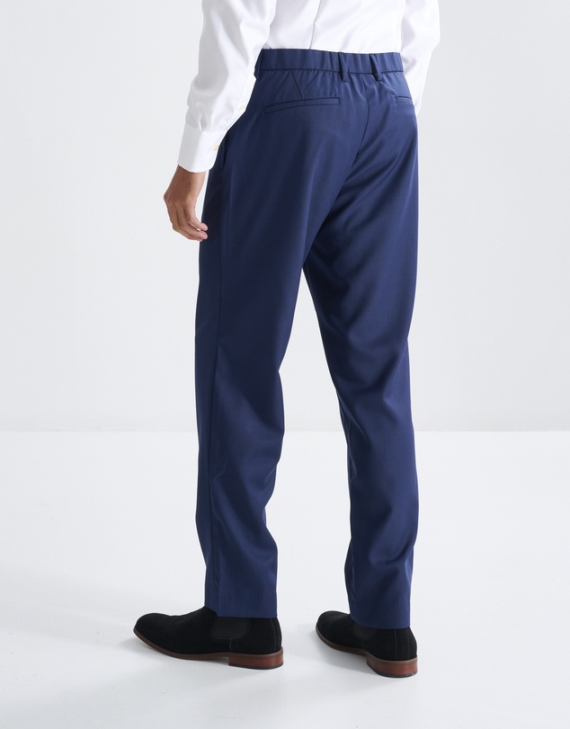3 Wise Men - 3 Wise Men Wallace Wool Trouser - Navy