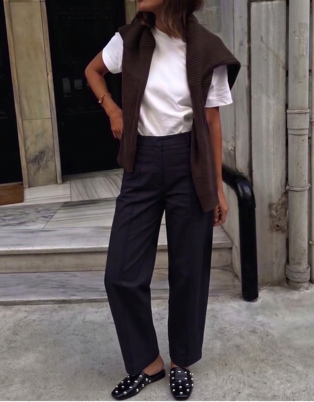 Atmos&Here - Elena Barrel Leg Pants