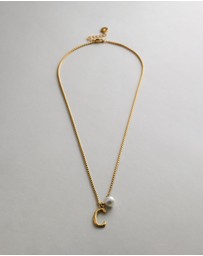 Zahar - Pearl Letter C Necklace