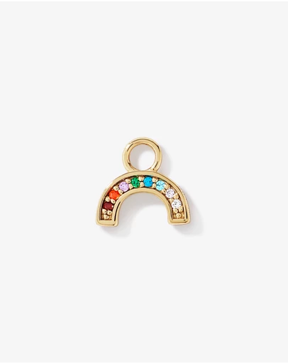 Michael Hill - Rainbow Earring Charm in 18Kt Vermeil with Cubic Zirconia
