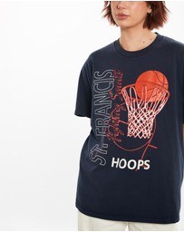 Vintage by The Real Deal - Pre Loved - 90s St. Francis Fighting Saints Hoops Tee