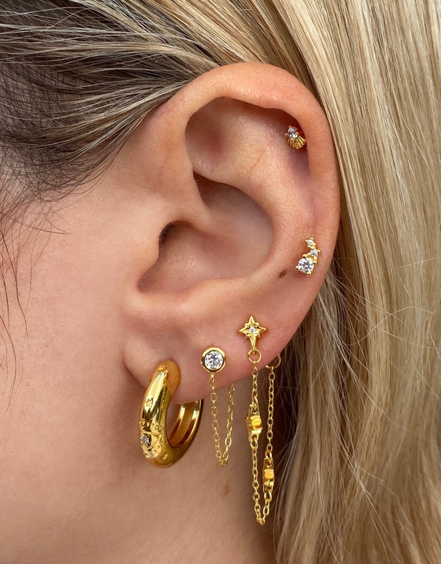 Izoa - Nevaeh Hoop Earrings