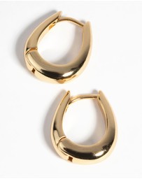 Lovisa - Gold Plated Small Huggie Hoop Earrings
