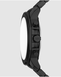 Michael Kors - Prescott Black Chronograph Watch