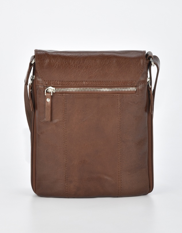 Cobb & Co - Notting Jr. Leather RFID Expandable Satchel