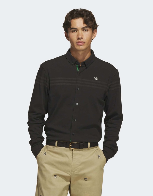 adidas Originals - Originals Twistknit Button Up Polo Shirt Mens