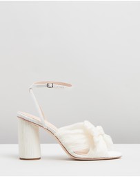 Loeffler Randall - Camellia Knot Mules with Ankle Strap