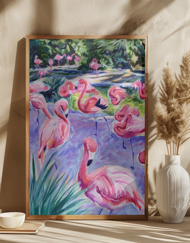 Olive et Oriel - Flamboyance by Pauline Wegman | Art Print