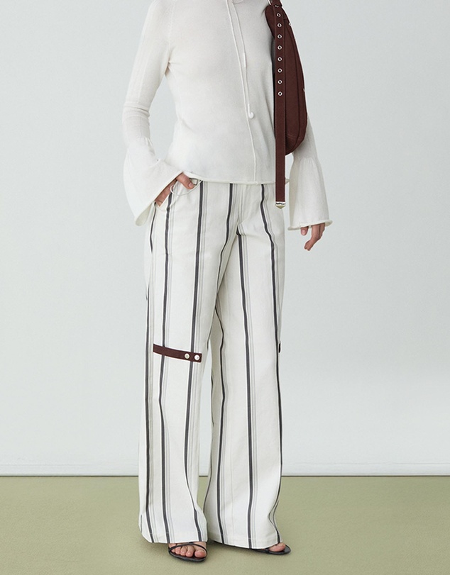 Laagam - Velia Striped Pants