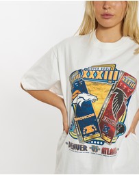 Vintage by The Real Deal - Pre Loved - 1999 Broncos v Falcons Super Bowl Tee