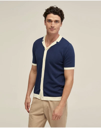 Oxford - Cosmo Knitted Shirt
