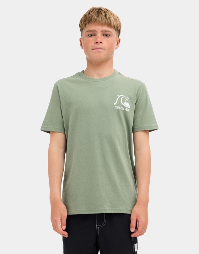 Quiksilver - Boys 8 to 16 Original Co T-Shirt