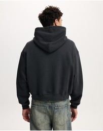 Cotton On - Cropped Zip Up Hoodie