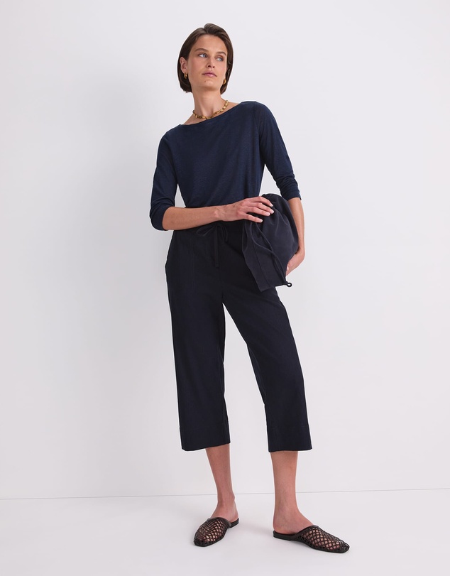 Sportscraft - Rosa Crop Linen Pant